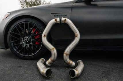 mercedes a45s decat downpipe