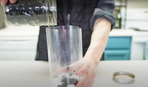 homemade charcoal pond filter